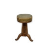 French Art Deco Leather Stool 66048