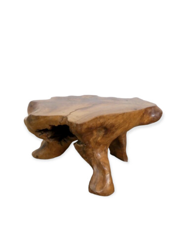 Antique French Burl Root Side Table 64677