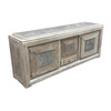 French Oak Buffet With Cement Detail 60772