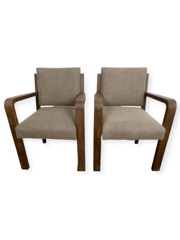 Pair of French 1940's Arm Chairs 67627