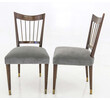 Set of (10) Mid Century Italian Dining Chairs 13384