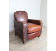 Single French 1940's Leather Club Chair 66288