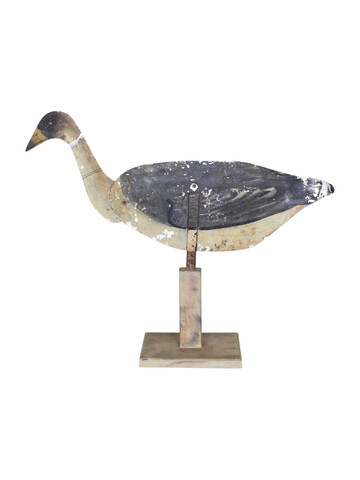 Highly Decorative French 19th Century Tole Bird Sculpture 46513