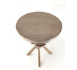 Lucca Studio Hazel Walnut Side Table with Base Detail 66533