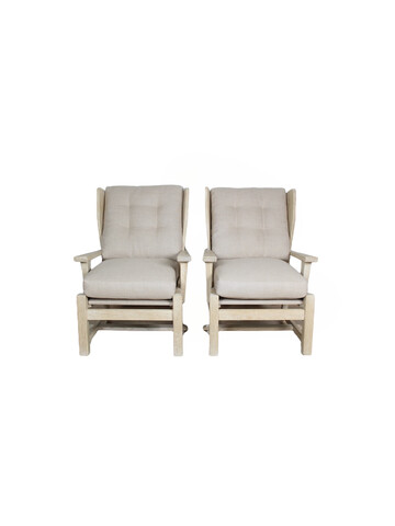 Pair of Lucca Studio Lorford Arm Chairs 44475