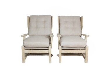 Pair of Lucca Studio Lorford Arm Chairs 44475