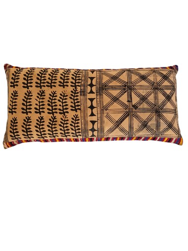 Vintage Indonesian Batik Textile Pillow 22282