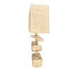 Pair of Limited Edition Organic Wood Lamps 41822