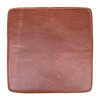Single Belgian Saddle Leather and Oak Stool 41563