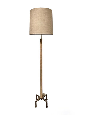 Limited Edition Rope and Bronze Floor Lamp 65763