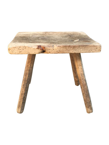 French Primitive Stool/Side Table 41001