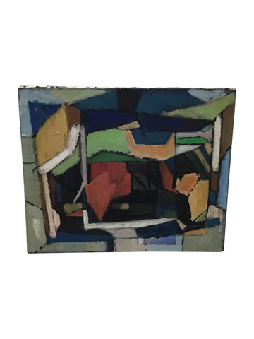 Mid Century Abstract  Painting 45942