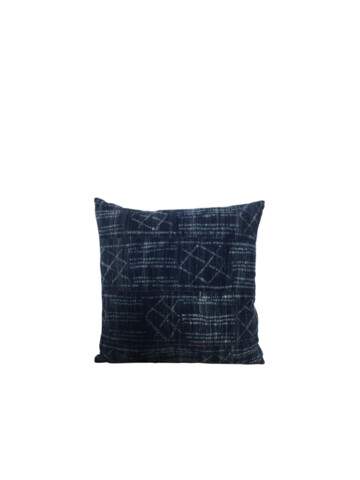 Vintage African Indigo Textile Pillow 67955
