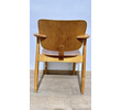 Set of (4) French Mid Century Dining Chairs 63365