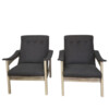Pair of Danish Mid Century Oak Arm Chairs 58738