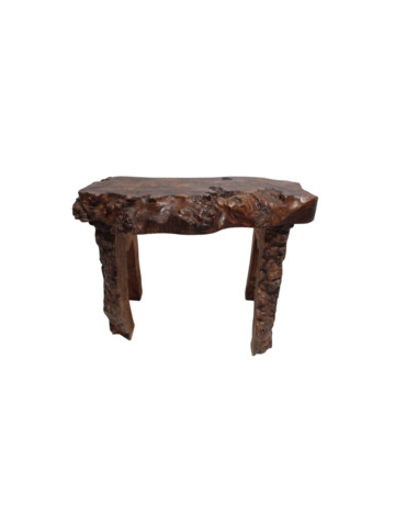 Antique French Burl Wood Side Table 67432