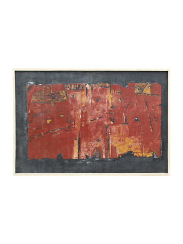 Mid Century French Abstract Painting 50093