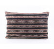Antique Ikat and Linen Stripe Pillow 42073