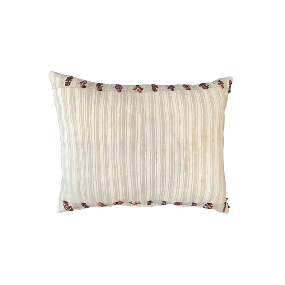 Antique Moroccan Tribal Textile Pillow 34803