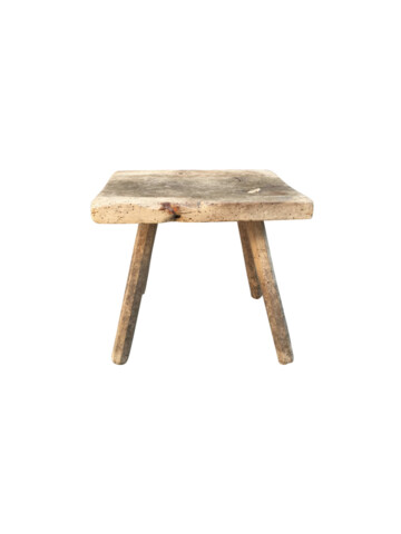 French Primitive Stool/Side Table 67306