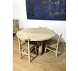 Limited Edition Oak and Primitive Element Base Dining Table 38214