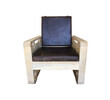 Lucca Studio Remy Oak And Leather Armchair 65767