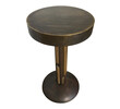 Limited Edition Metal and Wood Side Table 38136