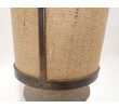 Limited Edition Lamp Bronze with Custom Burlap Shade and Oak 65731