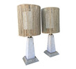 Pair of Limited Edition Alabaster Lamps 40726