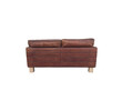French 1970's Leather Love Seat 36015