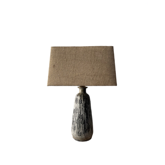 Vintage Danish Nils Kahler Earthenware Lamp 62357