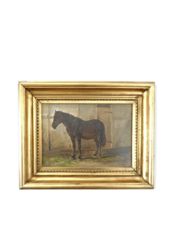 19th Century Oil Painting of Horse 50306