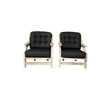 Pair of Guillerme & Chambron Oak Arm Chairs 36839
