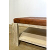 Limited Edition Oak and Vintage Leather Coffee Table 36825