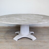 Large Belgian Round Oak Dining Table 57094