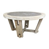 Lucca Studio Dider Round Coffee Table ( Cement top) 64596