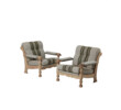 Pair of Danish Oak Lounge Arm Chairs 66894