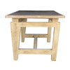 Lucca Studio Oak and Industrial Element Top Side Table 41588