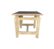 Lucca Studio Oak and Industrial Element Top Side Table 41588