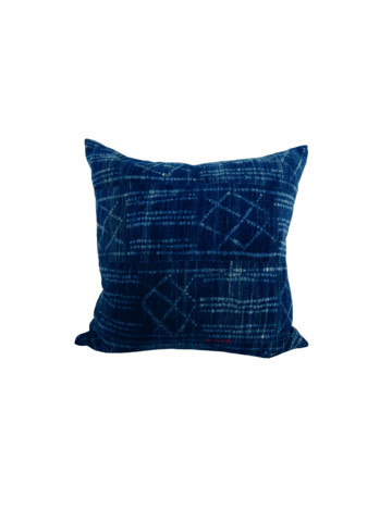Vintage African Indigo Textile Pillow 54847