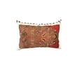 Rare Embroidery on Moroccan Tribal Textile Pillow 35694